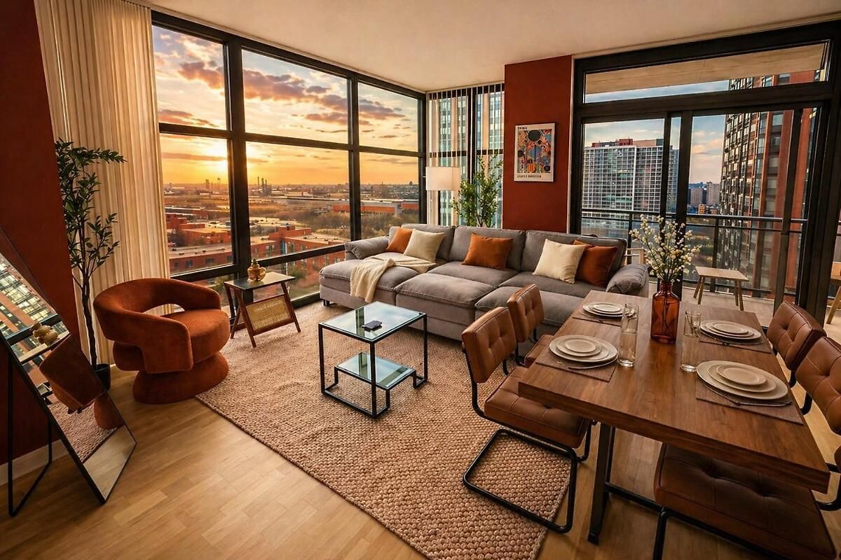 Grant Park 2br With Balcony Skyline View & Gym In Downtown Chicago