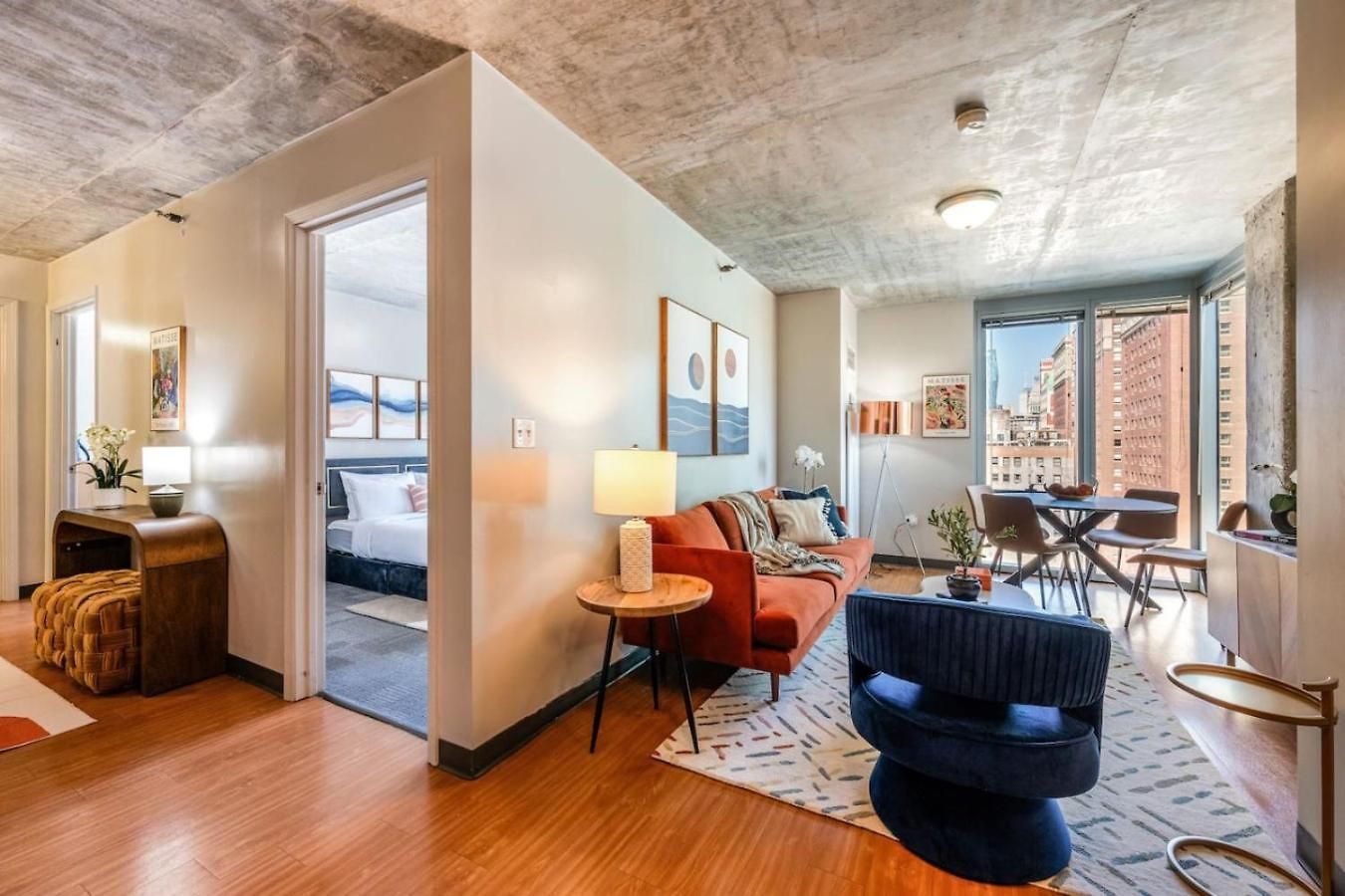 Downtown 2bd 5 Gym Near Park Museums Apartment