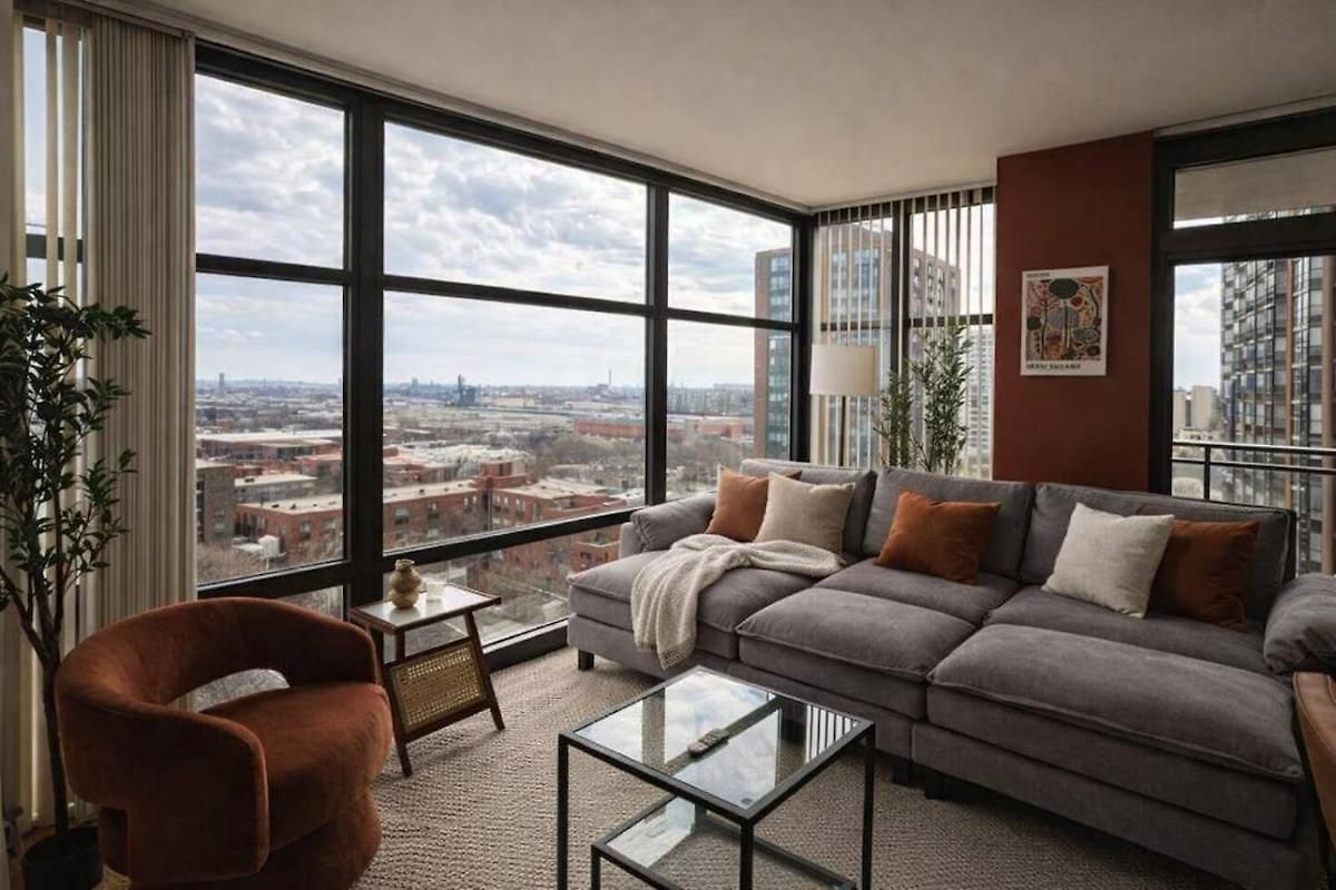 Grant Park 2br With Balcony Skyline View & Gym In Downtown Apartment *