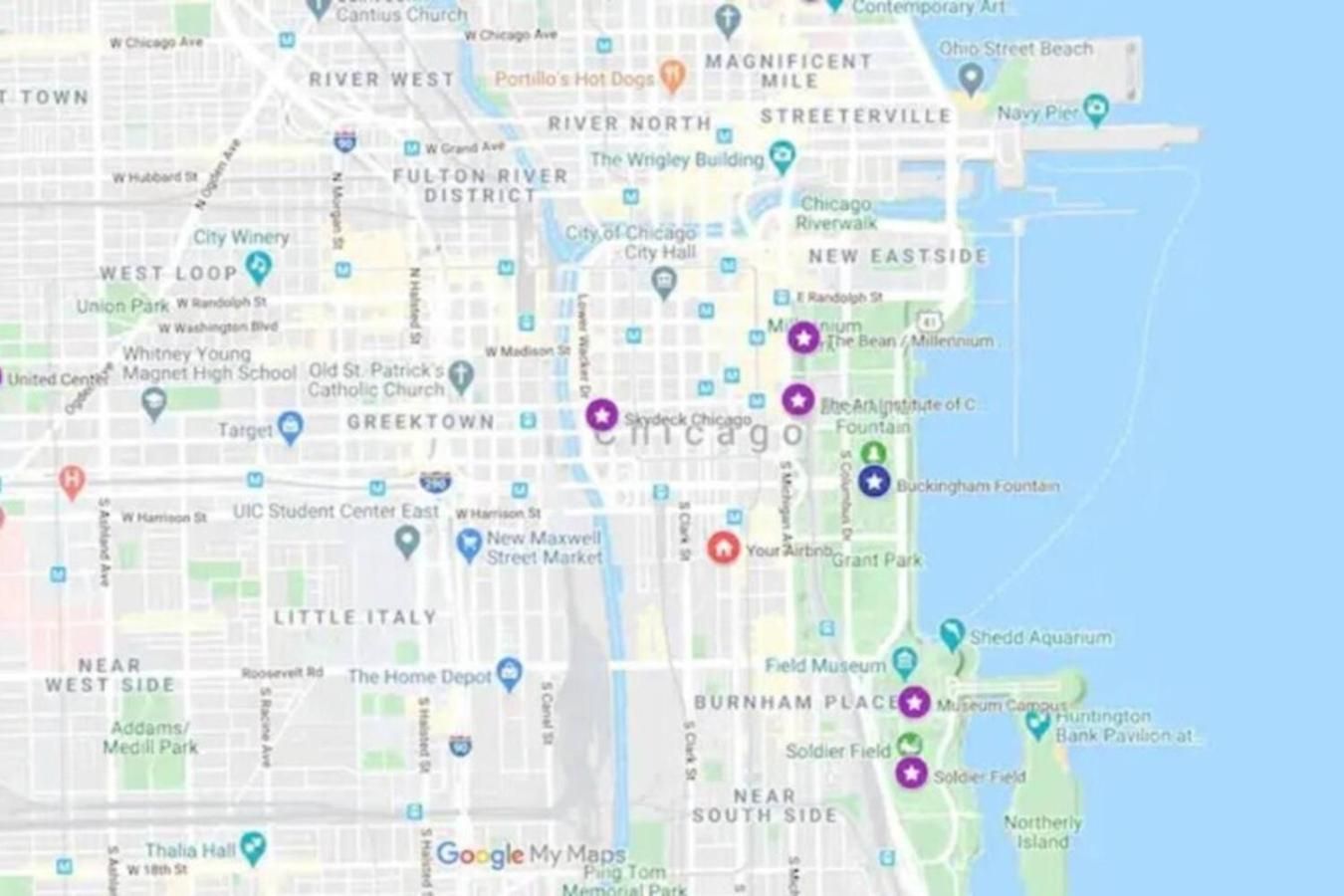 Apartment Sleep 14 Downtown, Vintage 5bd-2ba Gym & Patio Chicago