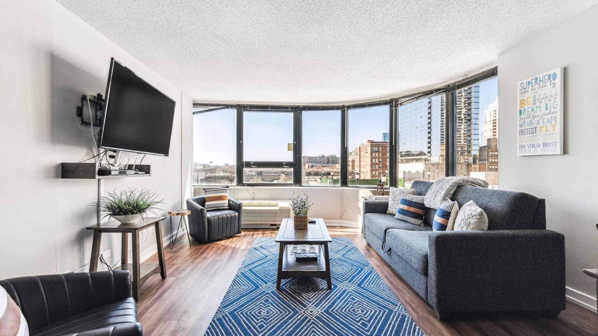 Apartment Mich Ave Downtown, Park, Museums 2bd-2ba #4 Chicago