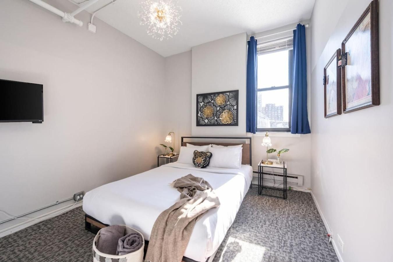Apartment Sleep 14 Downtown, Vintage 5bd-2ba Gym & Patio