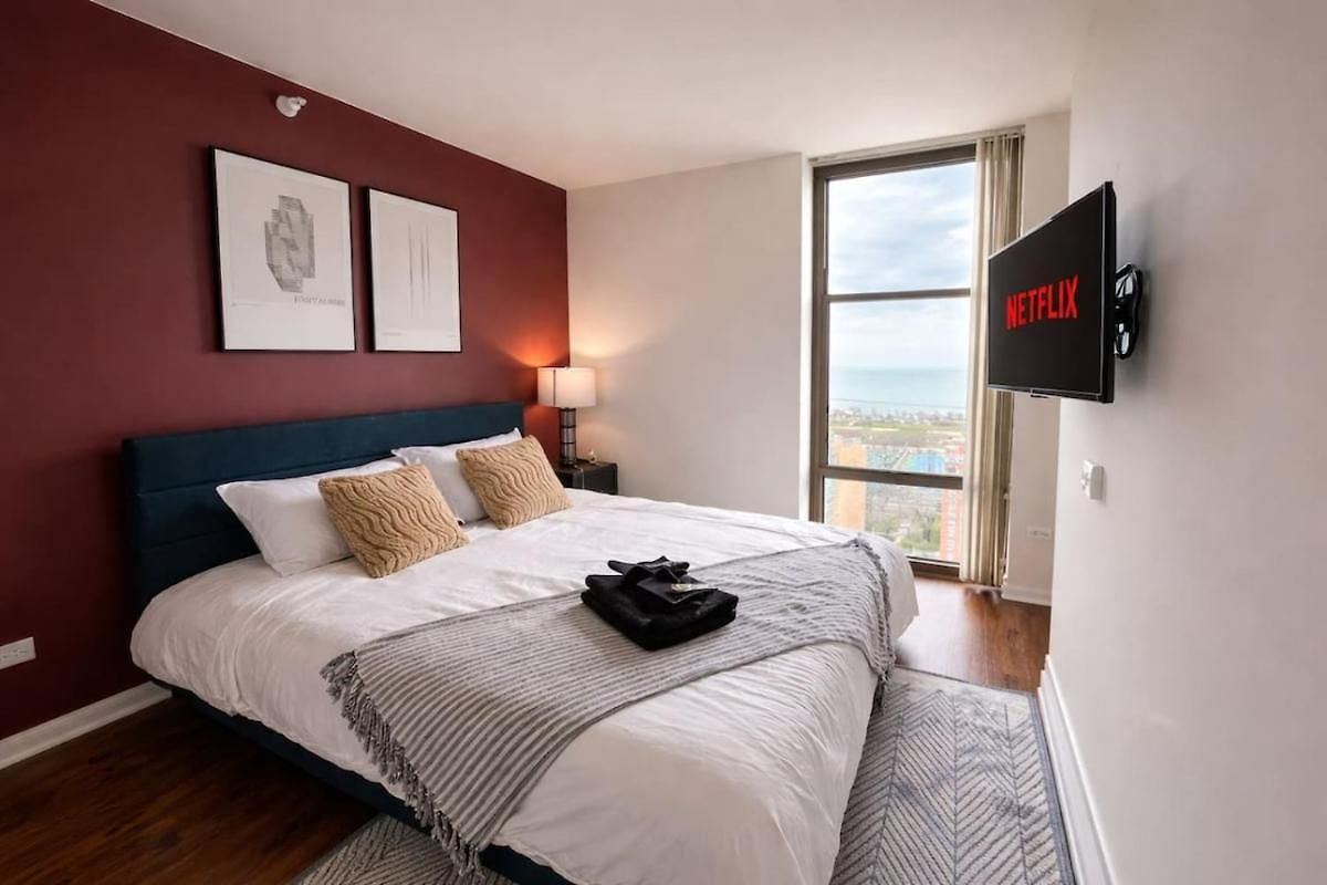 Apartment Modern 2br Skyline - 5 Min To Grant Park *