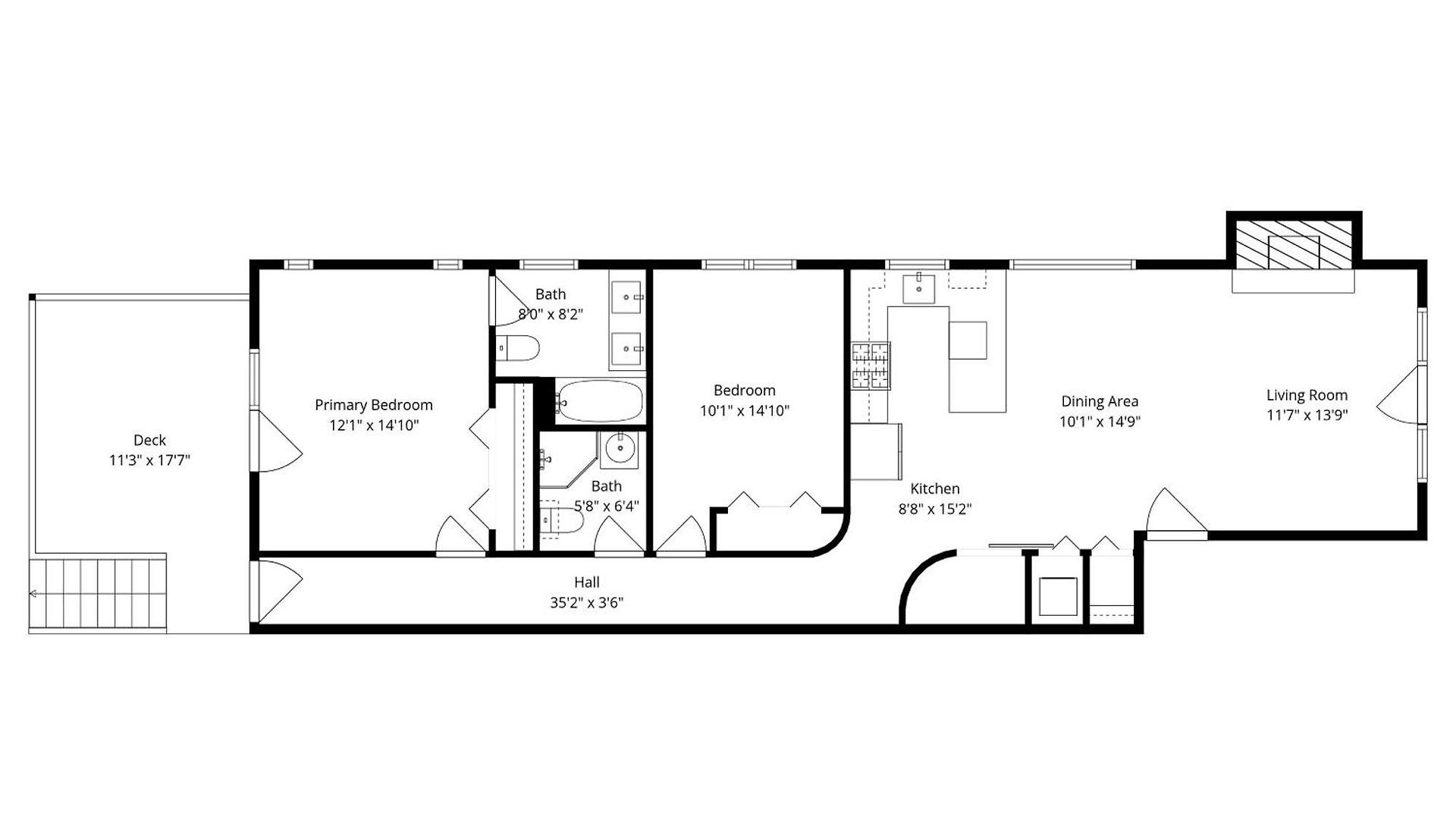 Heart Of East Village 2-bed 2-bath Peaceful Oasis Chicago