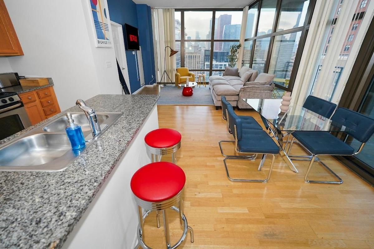 Apartment Prime 2br Skyline - 5 Min To Museum Campus