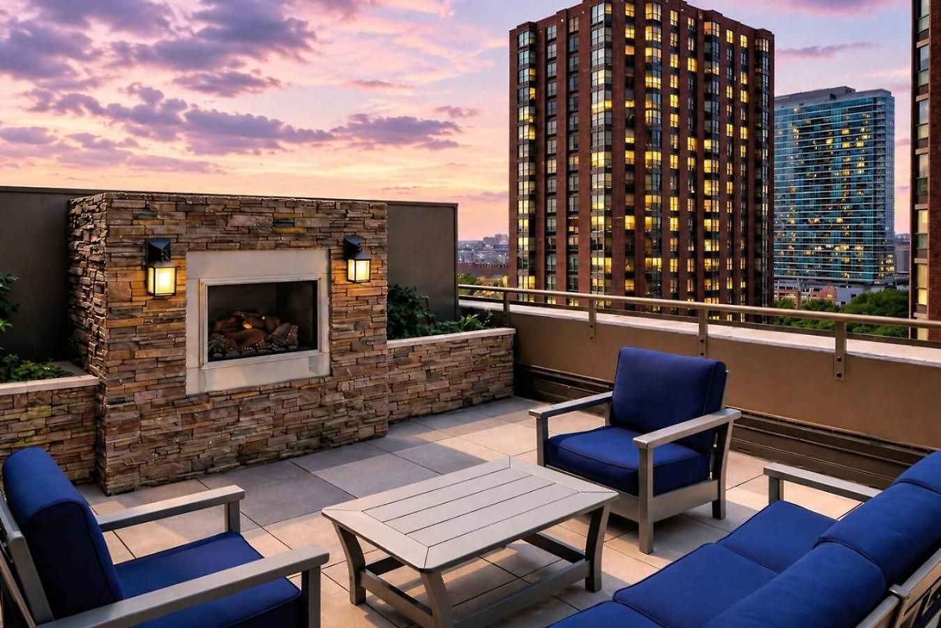 Apartment 29th Floor 2br With Balcony And Gym Chicago