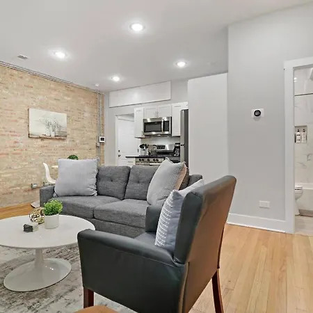 1br Deluxe Near Shops & Cafes - Ashland 1f Apartment Chicago