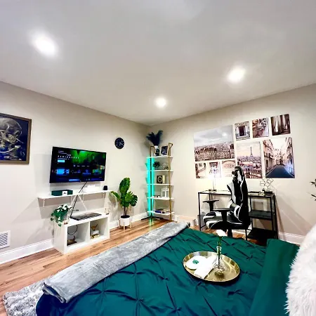 Luxurious 3br 3ba Duplex With King Bed, Gym And Big Yard Holiday home Chicago