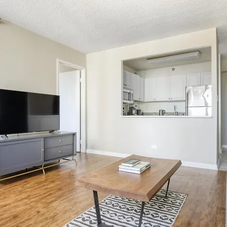 Apartment River N 1br W Gym Wd Nr Magnificent Mile Chi-54 *