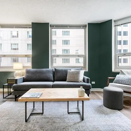 Apartment River N 1br W Gym Wd Nr Magnificent Mile Chi-165 *