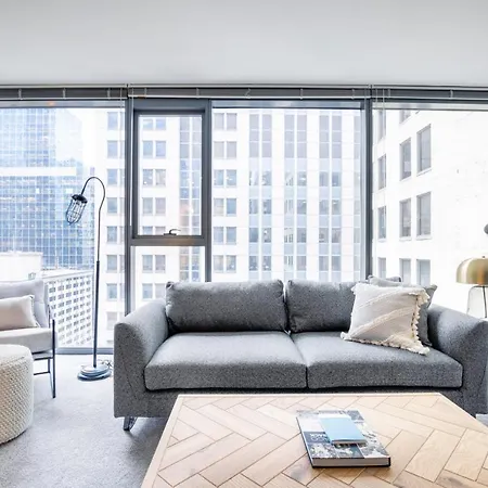 Apartment Loop 1br W Gym Pool Nr Financial District Chi-233 *