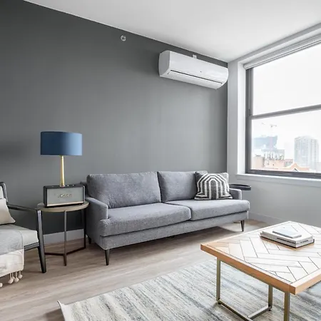 Apartment Loop 1br W Deck Gym Wd Nr W Loop The L Chi-220 *