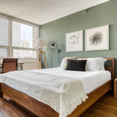 River N 1br W Gym Wd Nr Magnificent Mile Chi-54 Apartment Chicago