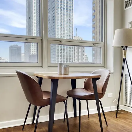River N 1br W Gym Wd Nr Magnificent Mile Chi-54 * Chicago