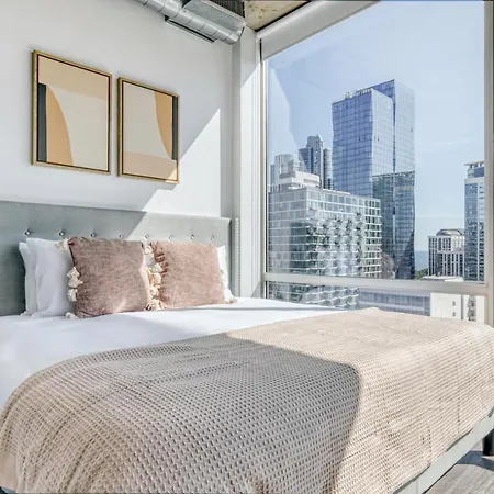Apartment S Loop 2br W Roof Gym Lounge 1 Block To L Chi-441 Chicago