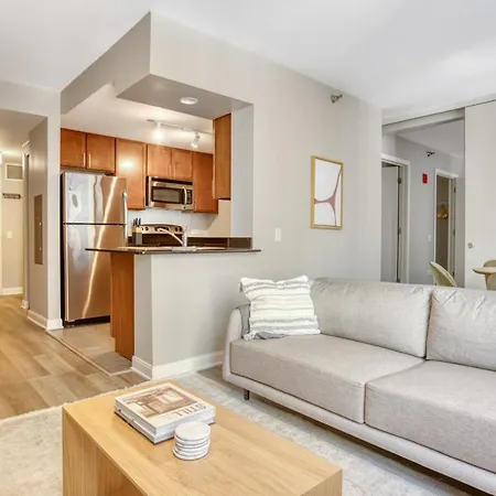 Apartment Loop 1br W Gym Pool Lounge 1 Block From L Chi-700