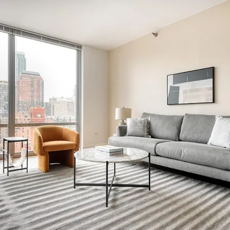 Apartment South Loop 1br W Gym Lounge Nr Grant Park Chi-850 *