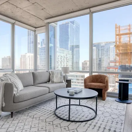 Apartment South Loop 2br W Gym Roof Nr Grant Park Chi-771 *