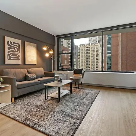Apartment Upscale 1br With Sleek Kitchen & In-unit Laundry- Chestnut 15b *