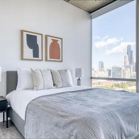 S Loop 2br W Roof Gym Lounge 1 Block To L Chi-441 * Chicago