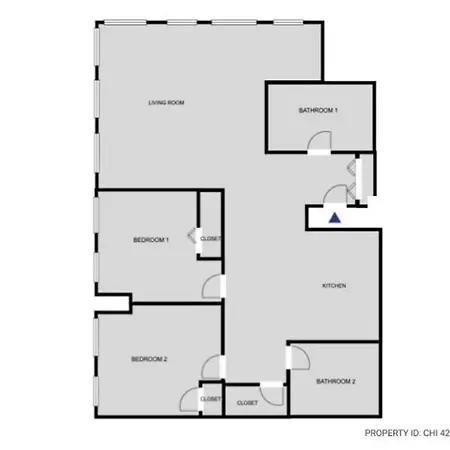 Apartment Medical District 2br W Gym Wd 1 Block To L Chi-427 *