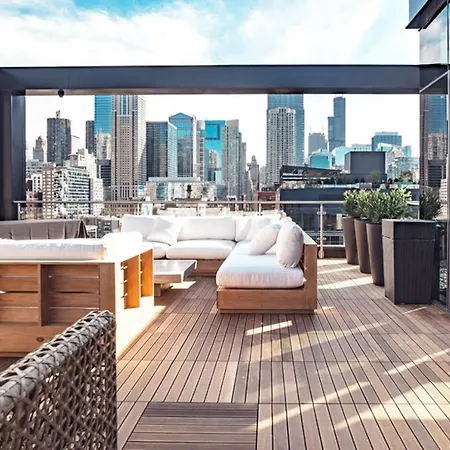 River N 1br W Gym Rooftop Nr L Parks Chi-321 *
