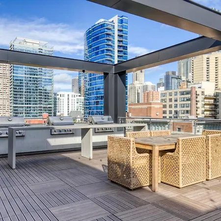 River N 1br W Gym Rooftop Nr L Parks Chi-321 Chicago