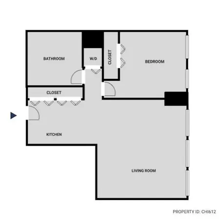 Medical District 1br W Gym Wd 1 Block To L Chi-612 *
