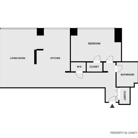 Loop 1br W Gym Pool Lounge 1 Block From L Chi-671 Apartment *