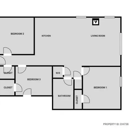 Lakeview 3br W Wd Bbq Nr Belmont L Chi-738 Chicago