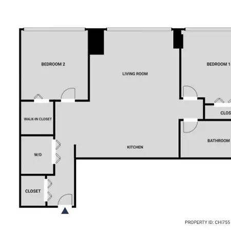 Apartment W Loop 2br W Gym Coworking Nr Uic Chi-755 Chicago