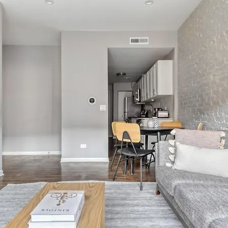 Lakeview 2br W Courtyard Wd 2 Blocks To L Chi-517 Apartment
