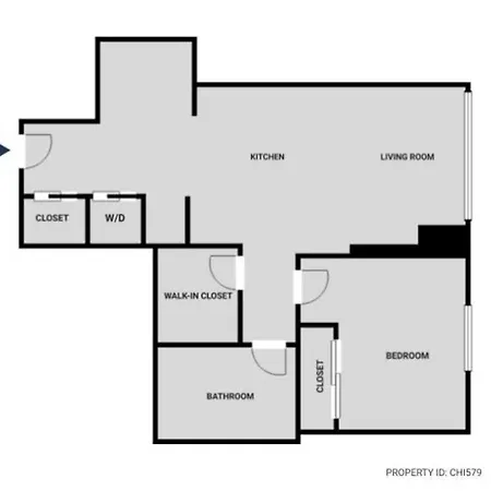 Apartment Near North 1br W Gym Lounge Nr Shopping Chi-579 Chicago