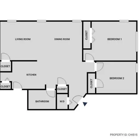 Lakeview 2br W Courtyard Wd 2 Blocks To L Chi-515 Chicago