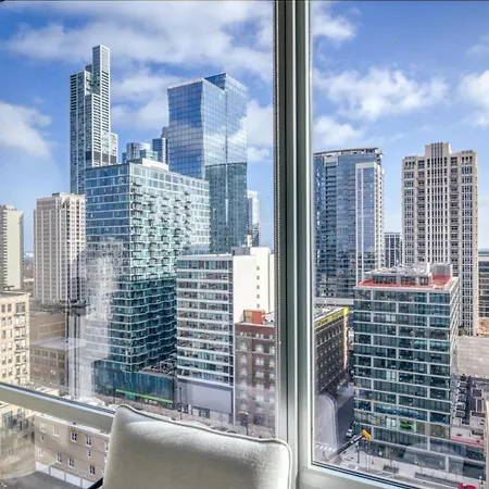 Apartment S Loop 1br W Gym Lounge 1 Block To L Chi-526 Chicago