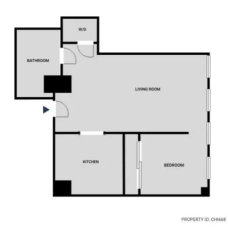 Loop 1br W Gym Roof Lounge Same Block As L Chi-668 Apartment *