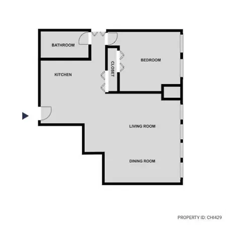 Medical District 1br W Gym Wd 1 Block To L Chi-429 Apartment Chicago