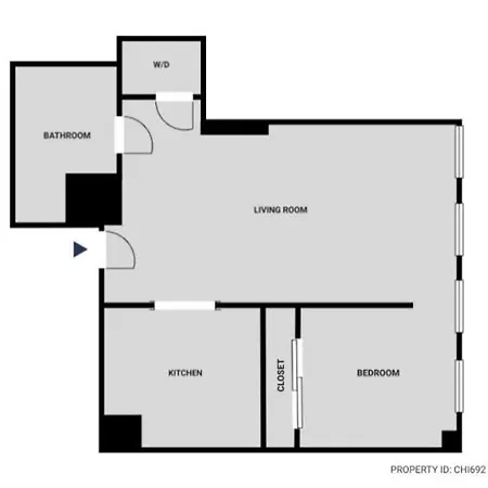Loop 1br W Lounge Gym Roof Nr L Chi-692 Apartment