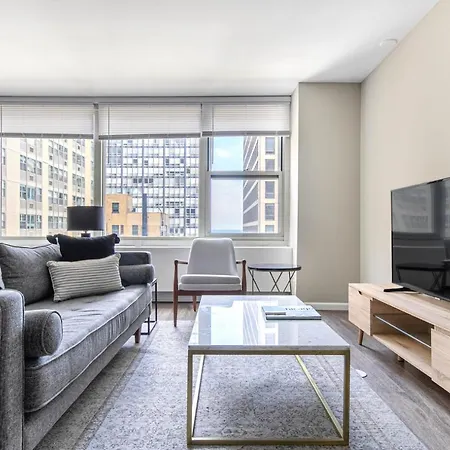 Gold Coast 2br W Gym Roof Nr Water Tower Chi-389 Chicago