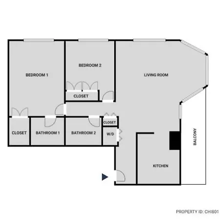 Apartment Gold Coast 2br W Gym Lounge 1 Block To L Chi-801
