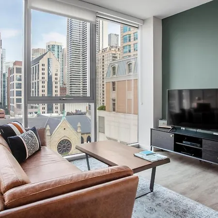River N 2br W Gym Wd Bbq Pool Nr Mag Mile Chi-132 Apartment