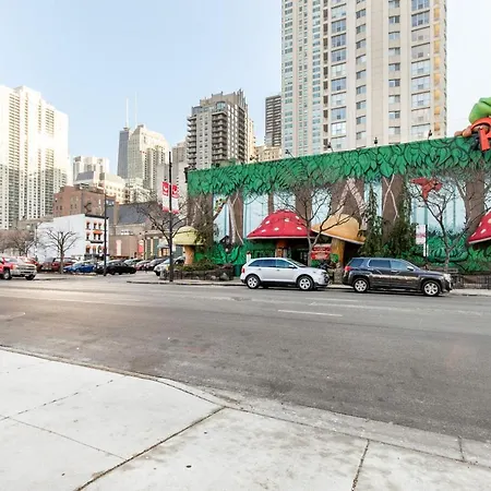 Apartment River N 2br W Gym Wd Bbq Pool Nr Mag Mile Chi-132 *