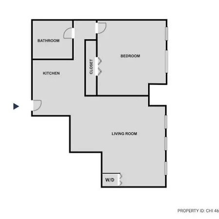 Apartment Medical District 1br W Gym Wd 1 Block To L Chi-462 *
