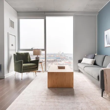 Near North 1br W Doorman Wd Gym Nr I-90 Chi-873 *