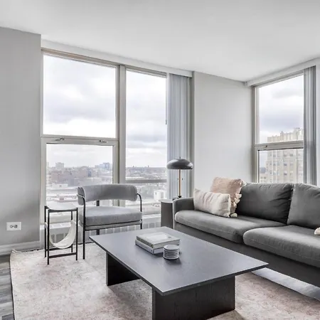 Apartment Edgewater 1br W Gym Deck Lounge Nr L Chi-918 *