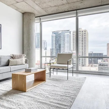 S Loop 1br W Gym Lounge 1 Block To L Chi-528 Apartment *