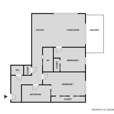 Apartment River West 2br W Gym Grills Rooftop Nr I-90 Chi-928 Chicago