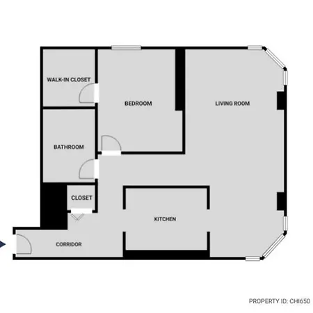 Apartment Gold Coast 1br W Deck Gym Lounge 1 Block To L Chi-650 Chicago