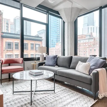 River North 1br W Gym Lounge Roof Nr Riverwalk Chi-898 * Chicago