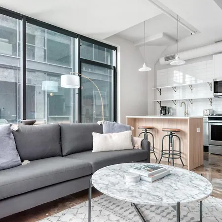 Apartment River North 1br W Gym Lounge Roof Nr Riverwalk Chi-898 *